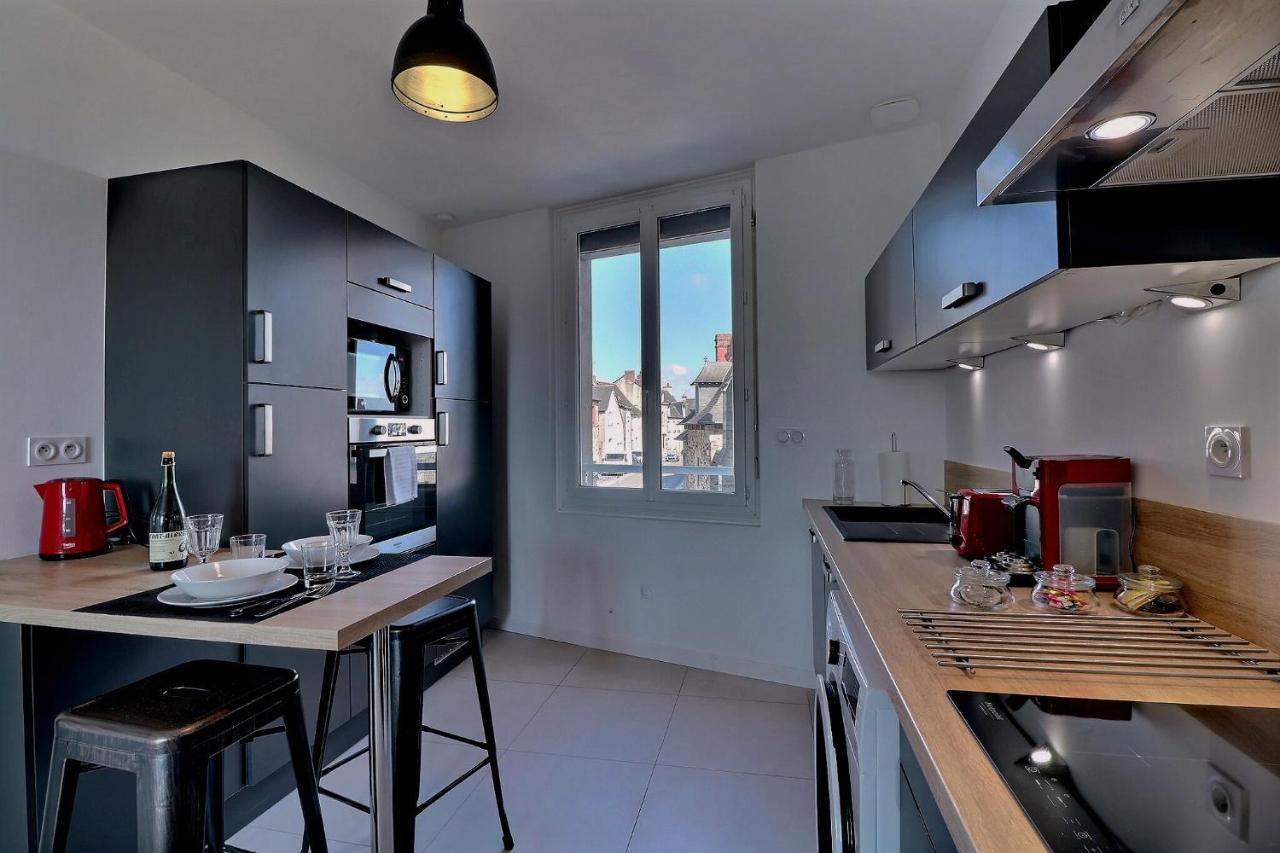 Appartement Logisy En Centre-Ville De Vitre I Logisy L'Indu 비트레 외부 사진
